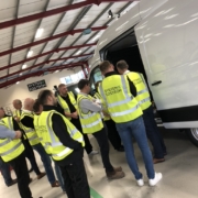 A team inspecting a van | System Edström