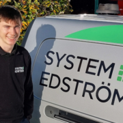A man with System Edström van | System Edström